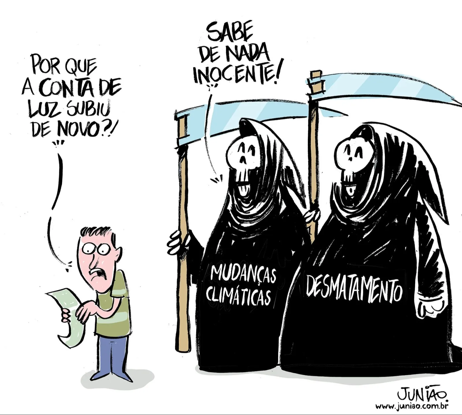 aumento da conta de energia elétrica