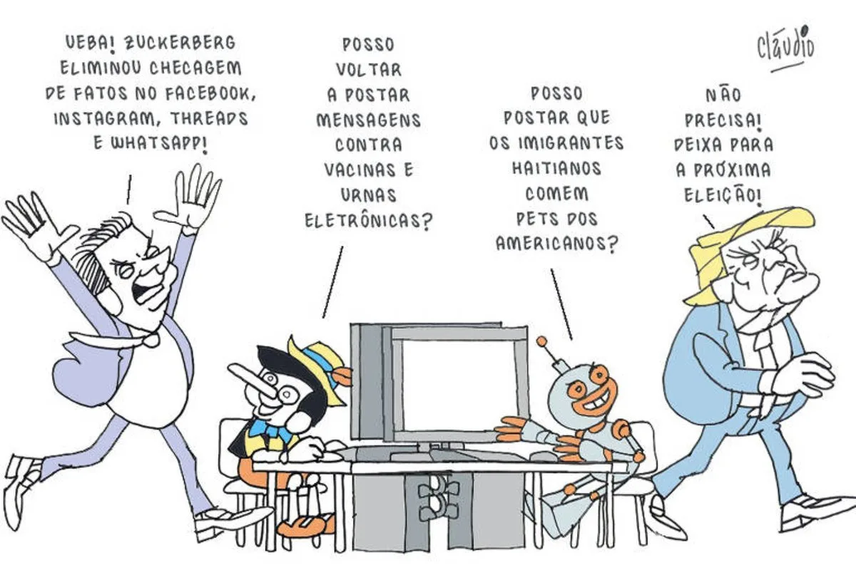 fake news redes sociais